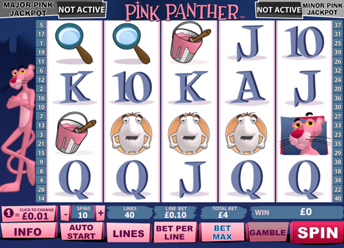 recensione pink panther slot
