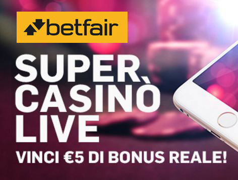 Betfair promo super casino live