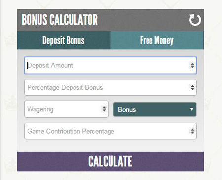 casino bonus calculator tool